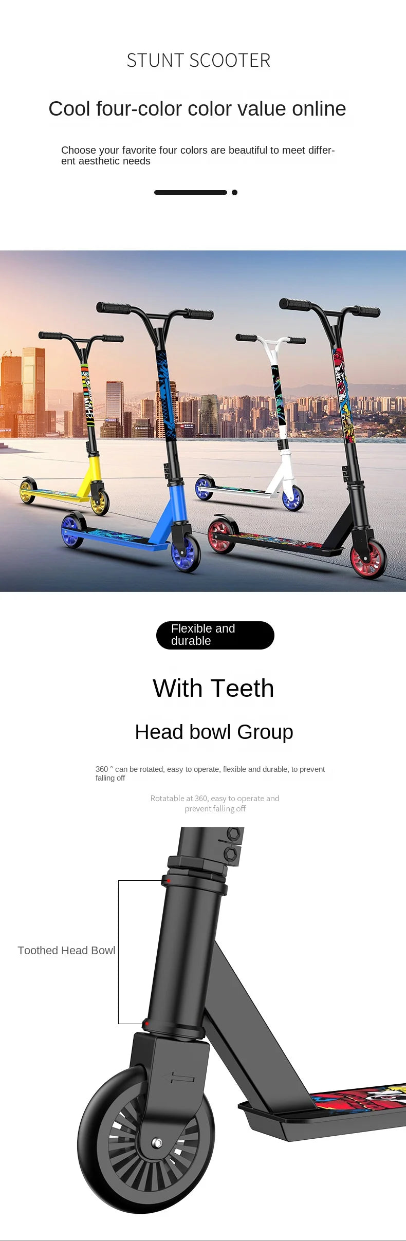 Stunt Scooter Stuntscooter Stund Scooter Patinete Para Hacer Trucos Mainland China None Youngsters