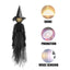 Halloween Colourful Glow Three Hand-Holding Witches Sound-activated hand-holding witch Halloween light up decoration props