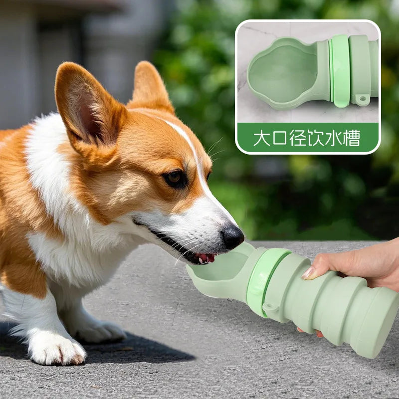 Portable Foldable Silicone Pet Water Dispenser