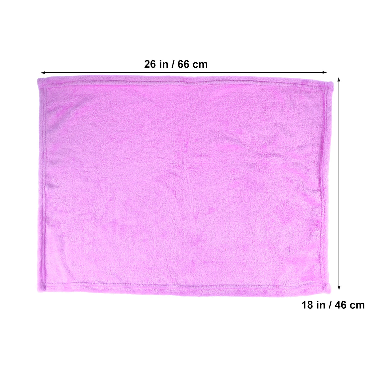 Flannel Fleece Pet Blanket Light Purple Warm Soft Solid Color Bedding For Dogs Cats Indoor Use Home Textile