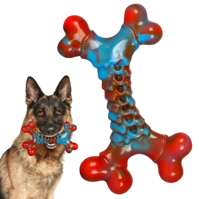 1pc Durable Nylon Dog Chew Toy for Aggressive Chewers - Indestructible Bone Design