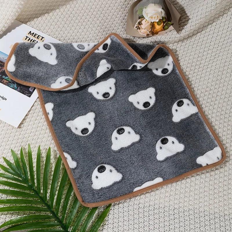 Winter Pet Sleeping Blanket Soft Fluffy Dog Blanket Warm Breathable Cat Cover Blanket Comfortable Sleeping Sheet Mat Pet Items