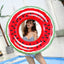Watermelon Pattern Swimming Ring For Kids Adult Inflatable Mattress Pool Party Swimming Laps Summer Beach Float Water Sports