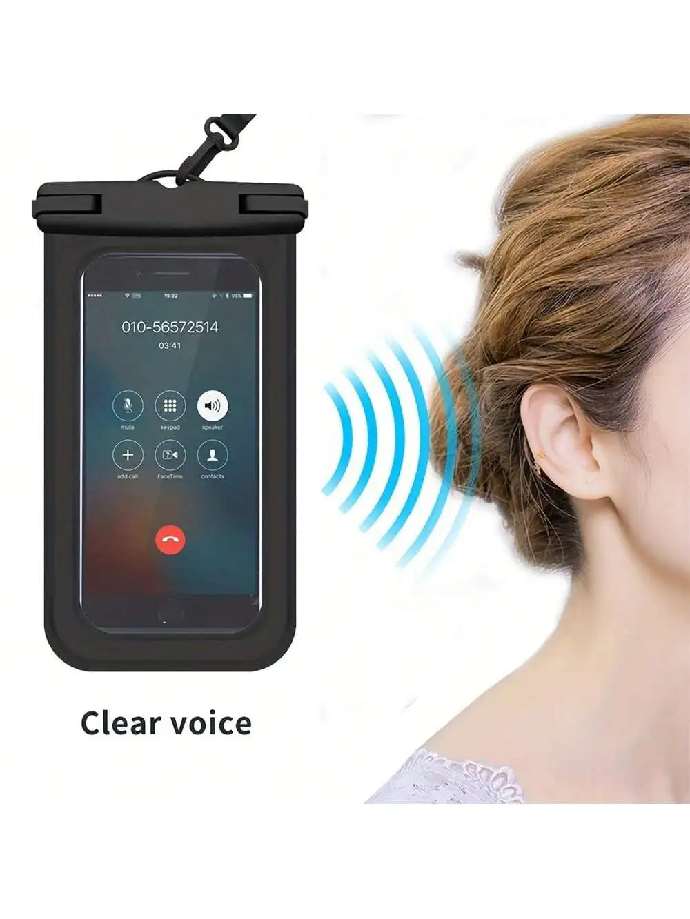 Waterproof Pouch Bag + Phone Case, Waterproof Case Dry Bag For Beach, Swim, Boating, Kayaking, Hiking, Protect Phone