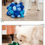 Pet Sniffing Ball Halloween Christmas Gift Toy for Pets Hiding Food Toy For Dog Interactive Rubber Ball Dog Sniffing Puzzle Toys