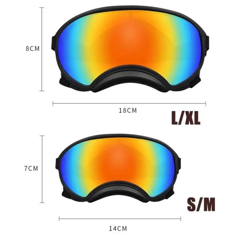 Dog Goggles Adjustable Pet Glasses Dog Sunglasses for Small Medium Large Dogs Puppy Skiing Ourdoor Eyes Protection Pet Supplies