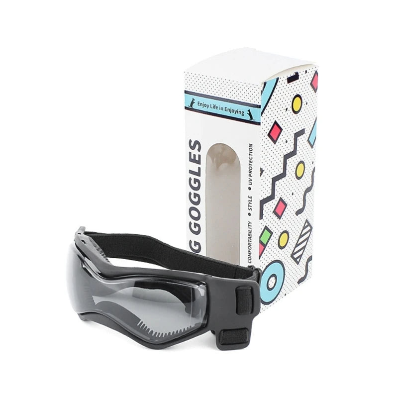 Dog Summer Sunglasses Soft Windproof Anti-UV with Adjustable Strap for Outdoor Sports Goggles for Heavy Snow Dropshipping