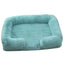 Winter Rectangular S M L XL Dog Beds Washable Plush Fluffy Dog Cat Bed Mat Pet Cushion Big Medium Kennel House camas para perro