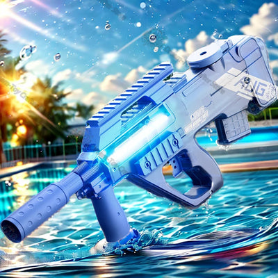P90 Electric Water Gun Toy AUG Style Large Size Automatic Blaster Outdoor Soaker Splash Shooting Beach Play Soaking Festival Fun