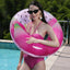 PVC Thickened Inflatable Adults Swimming Ring Fruit Lemon Swim Circle Pool Float Summer Beach Party Floating Circle on Water