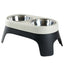 Stainless Steel Raised Dog Bowl - Anti-Knock Elevated Feeder