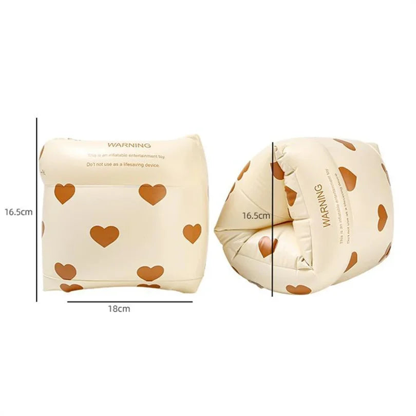 1 pair Cartoon printing Swimming Arm Floaties Inflatable Swim Arm Bands Floater Sleeves for Adults and Kids Wholesale