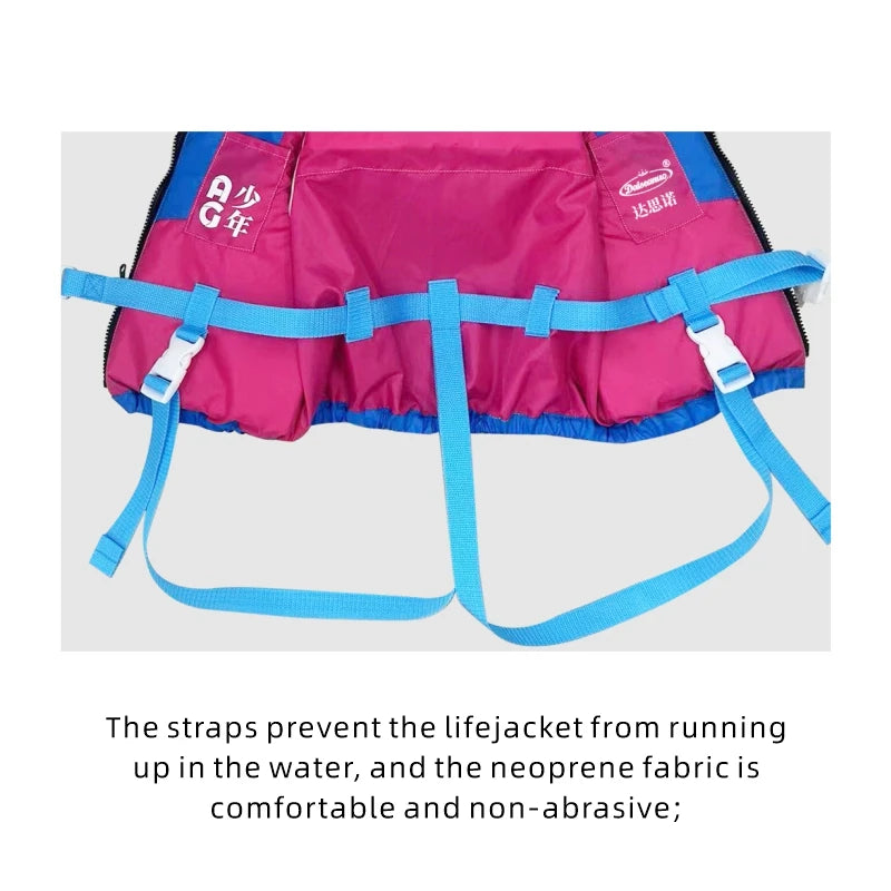 Kids Swimming Life Jacket Vest 30- 50 lbs Approved Aids Paddling Surfing Safe Buckle Straps Saved Life Jackets Toddler Lifeguard