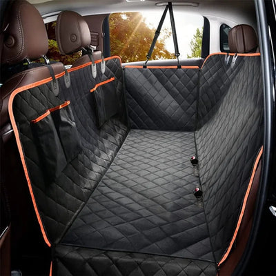 Dog Car Seat Cover for Back Seat Waterproof Pet Travel Dog Carrier Hammock Car Rear Back Seat Protector Mat Safety Carrier