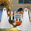Ghost Spooky Halloween Decor Battery Light Home Ghost Front Porch Yard Courtyard Standing Halloween Horror Decoration