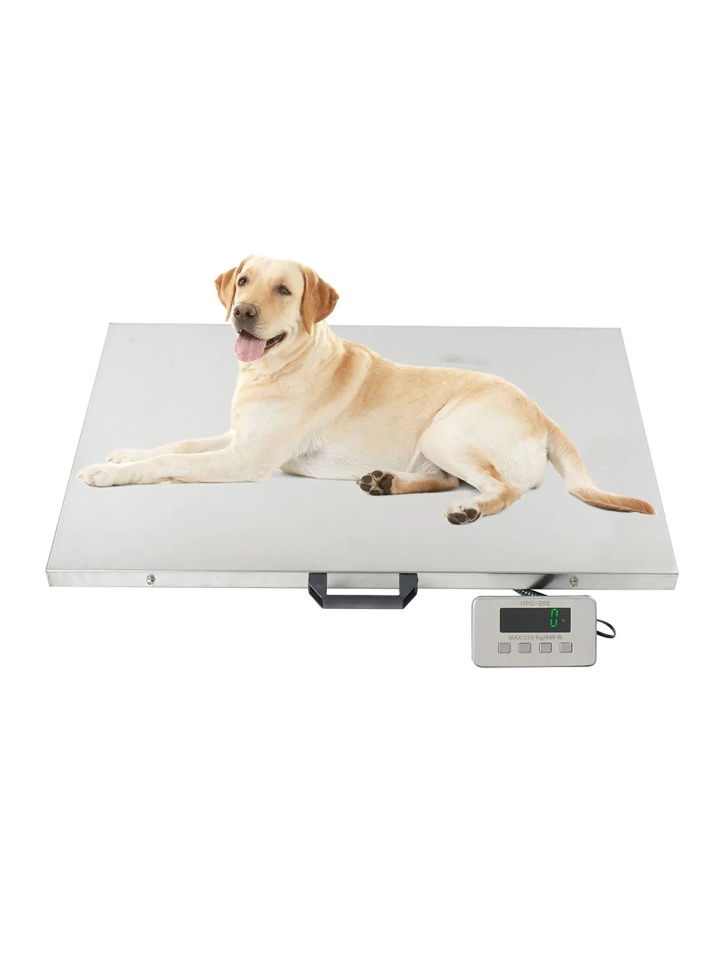 The 80*53 Cm Ultra-thin Pet Hospital All-stainless Steel Large-top Portable Electronic Platform Scale Can Be Recharged