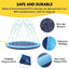 100-200cm Pet Sprinkler Pad Play Cooling Mat Swimming Pool Inflatable Water Spray Pad Mat Tub Summer Cool Dog Bathtub for Dogs