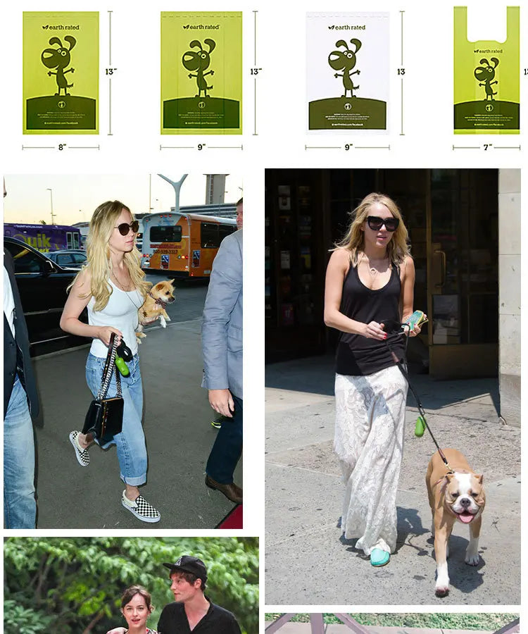Earth Rated Dog Poop Bag Thickened Pet Cat Poop Bag Garbage