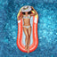 Inflatable Float Hammock floaties for adults Perfect for Poolside Lounging Swimming Pool Loungers Beds Foldable Striped Parties