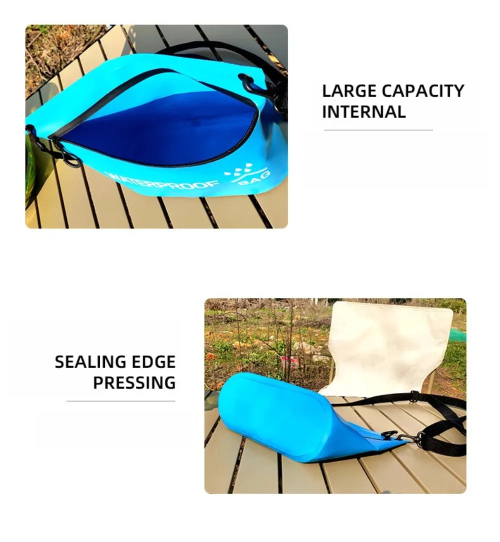 Summer Swimming Dry Bag for Men Beach Pool Swim Accessories Waterproof Bag Sport Shoulder Belt Sea Sports Women Gym PVC Pack