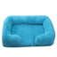 Winter Rectangular S M L XL Dog Beds Washable Plush Fluffy Dog Cat Bed Mat Pet Cushion Big Medium Kennel House camas para perro