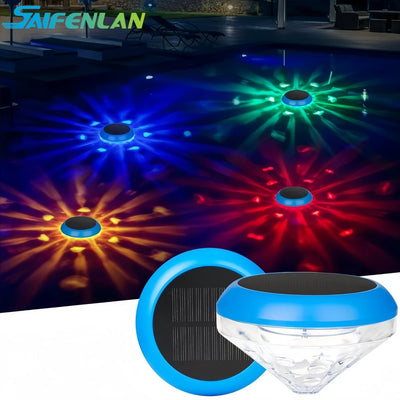 Solar Floating Lights Swimming Pool Waterproof LED Solar Powered Color Changing Water Float Lamp For Fish Tank Pond Decor