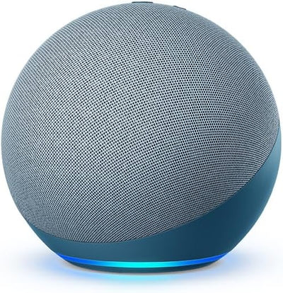 Echo (Newest Model), Alexa Speaker with Premium Sound, Ideal for Large Bedrooms, Living Rooms and Kitchens, Twilight Blue-AM1502